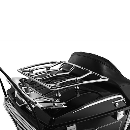 kuryakyn 7159 trunk luggage rack chrome gloss black