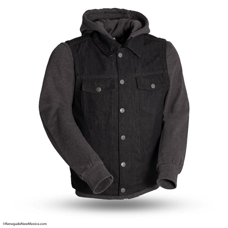 FIM697_Gray_HOODY VEST